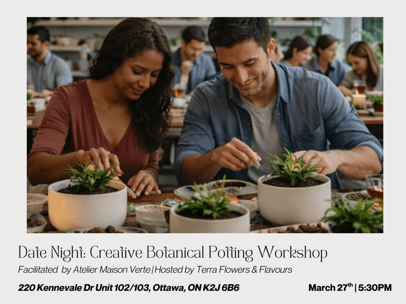 Date Night: Creative Botanical Potting Workshop