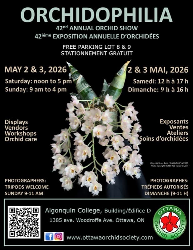 Ottawa Orchid Society 42nd Annual Show and Sale