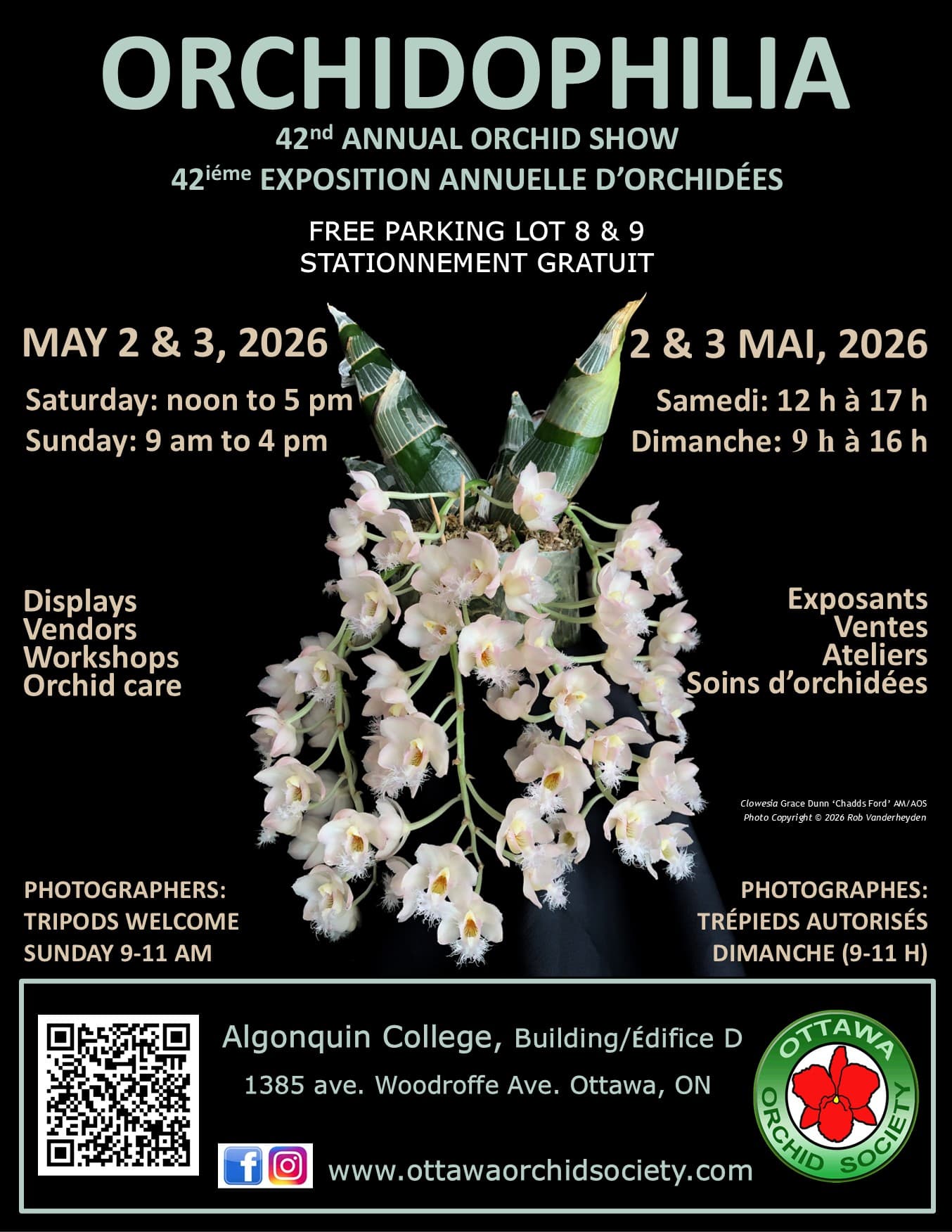 Ottawa Orchid Society 42nd Annual Show and Sale