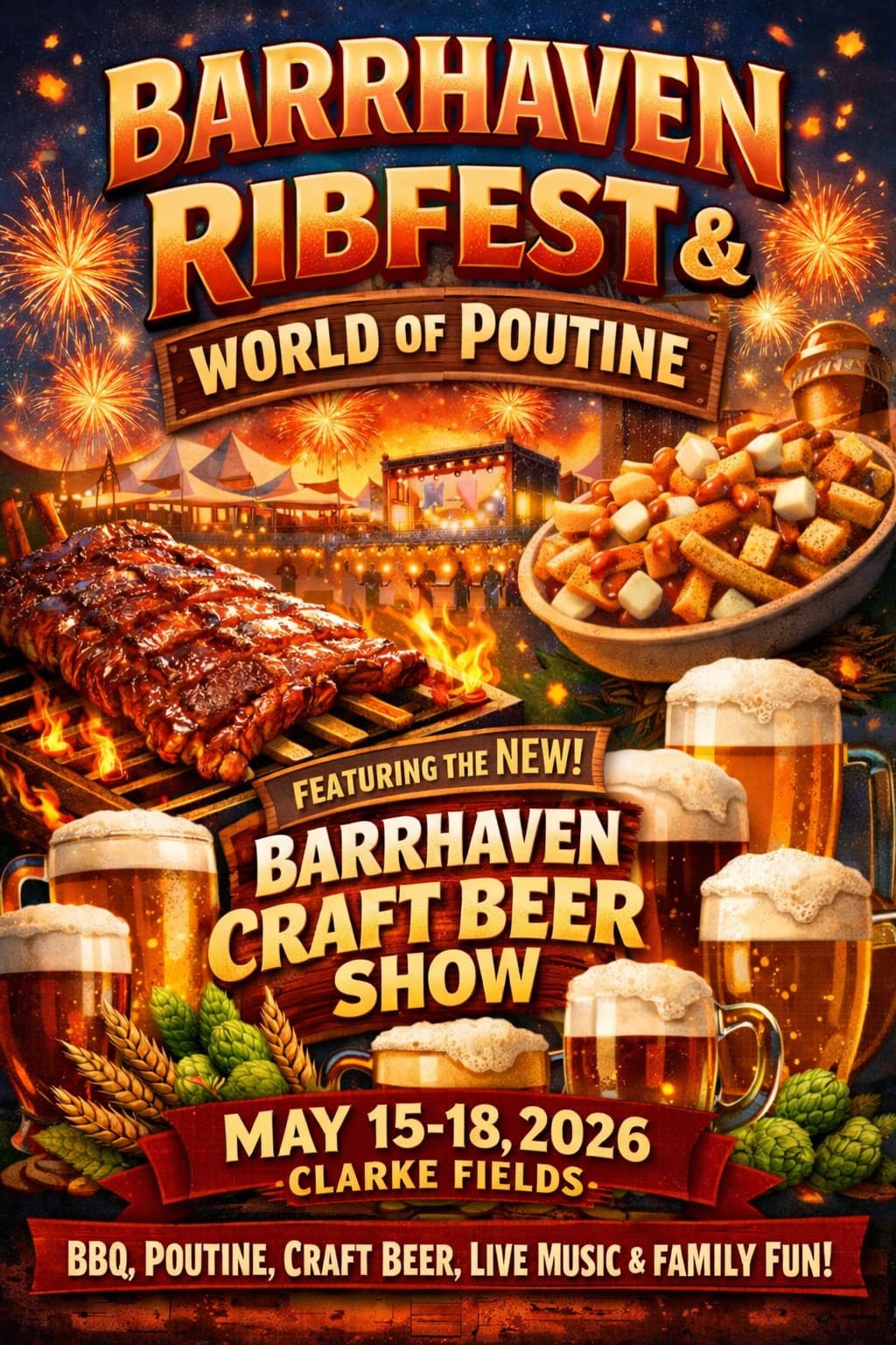 Barrhaven Ribfest and Poutine