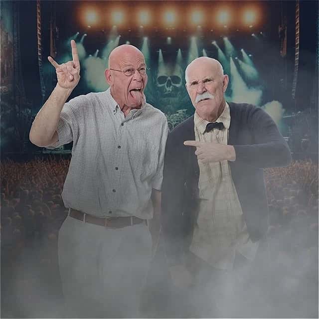 AWOL: 2 Old Men Escape From A Care Home & Go To A Metal Festival