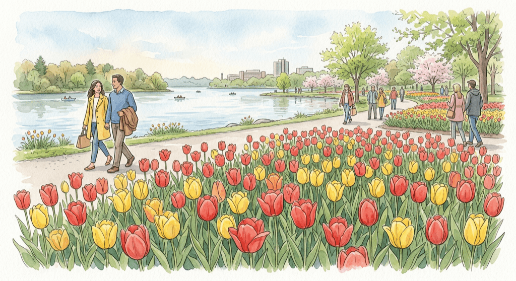 Tulips at Commissioners Park